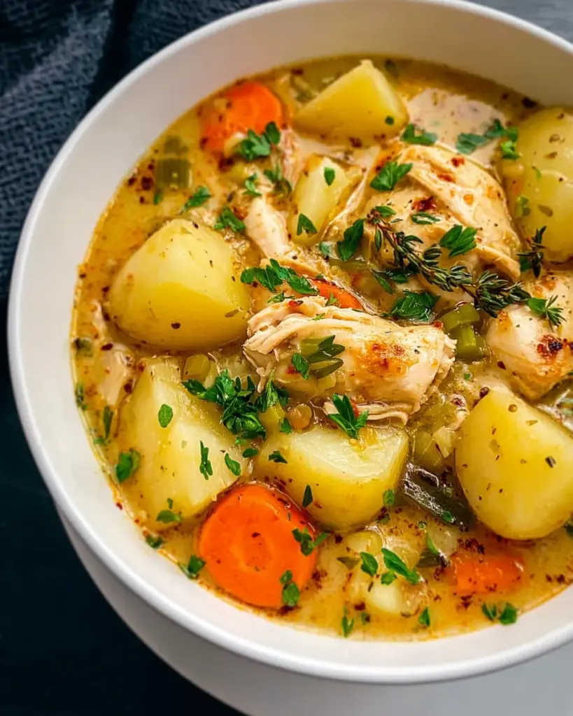 Poulet reconfortant et pommes de terre 1 1