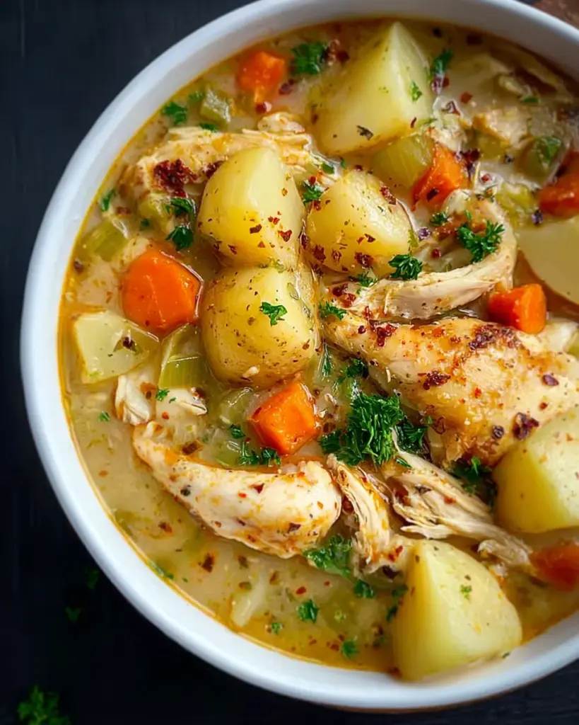 Poulet reconfortant et pommes de terre 2