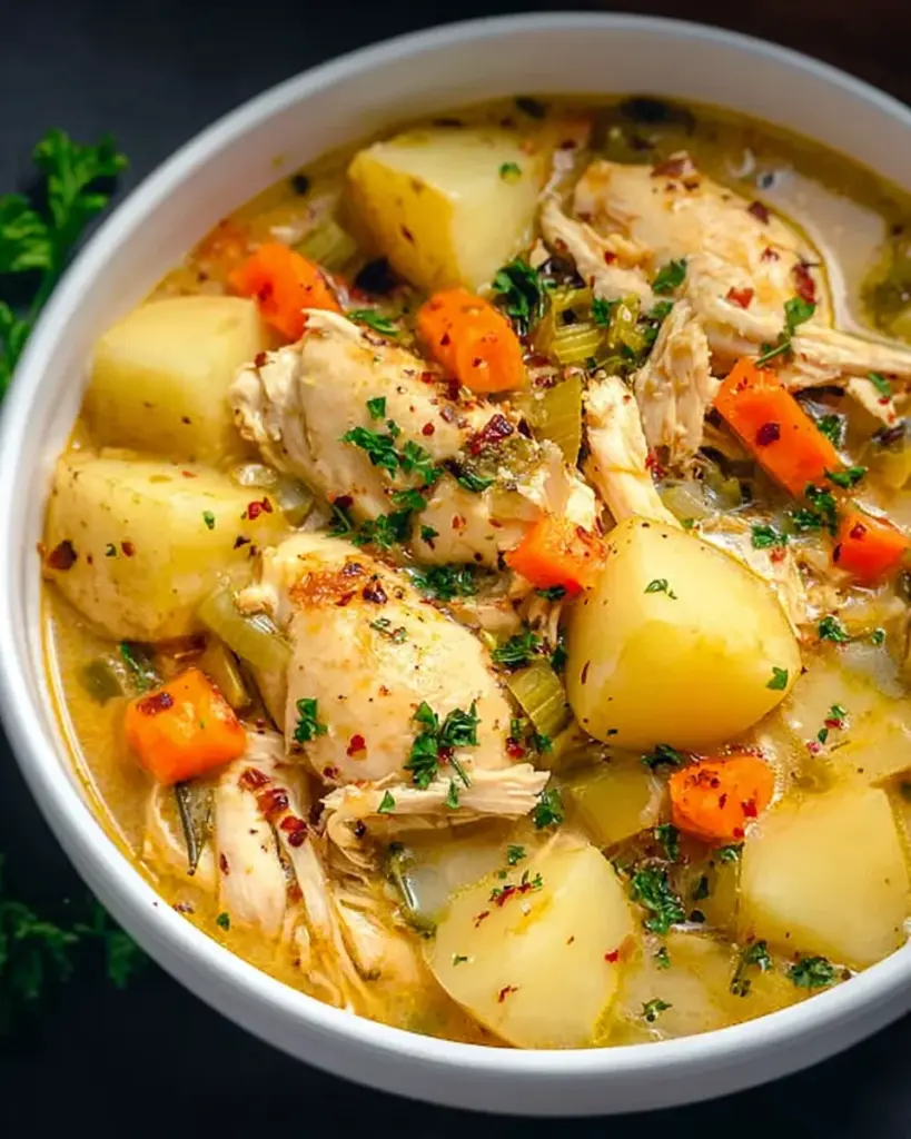 Poulet reconfortant et pommes de terre 3