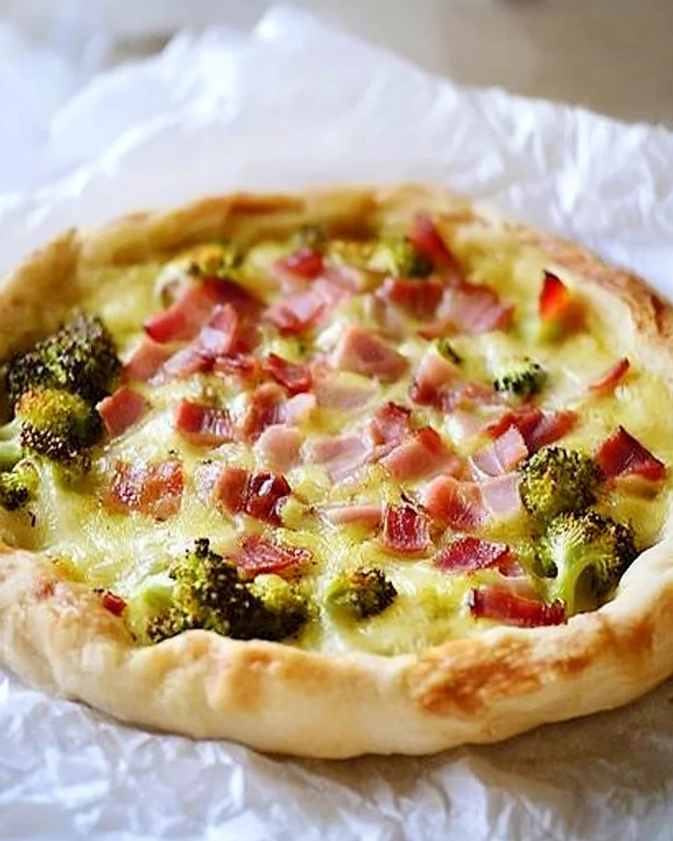 Quiche aux brocolis et lardons : une recette délicieuse!