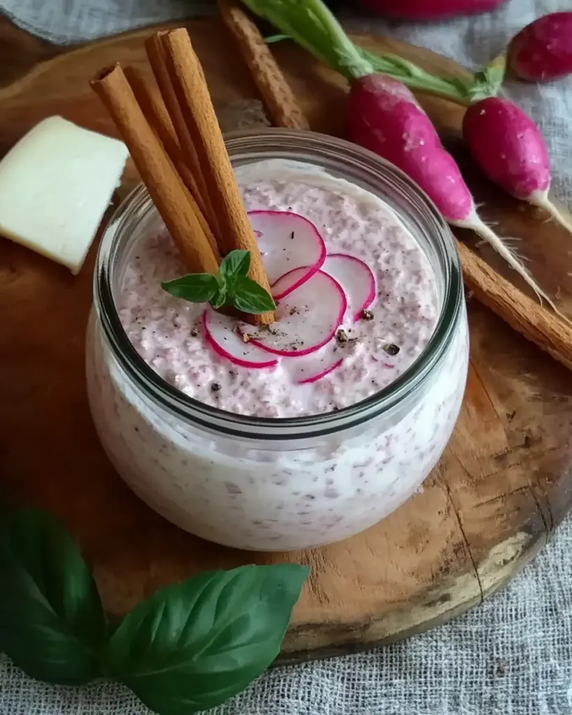 Rillettes de Radis Roses et Fromage de Chevre 1