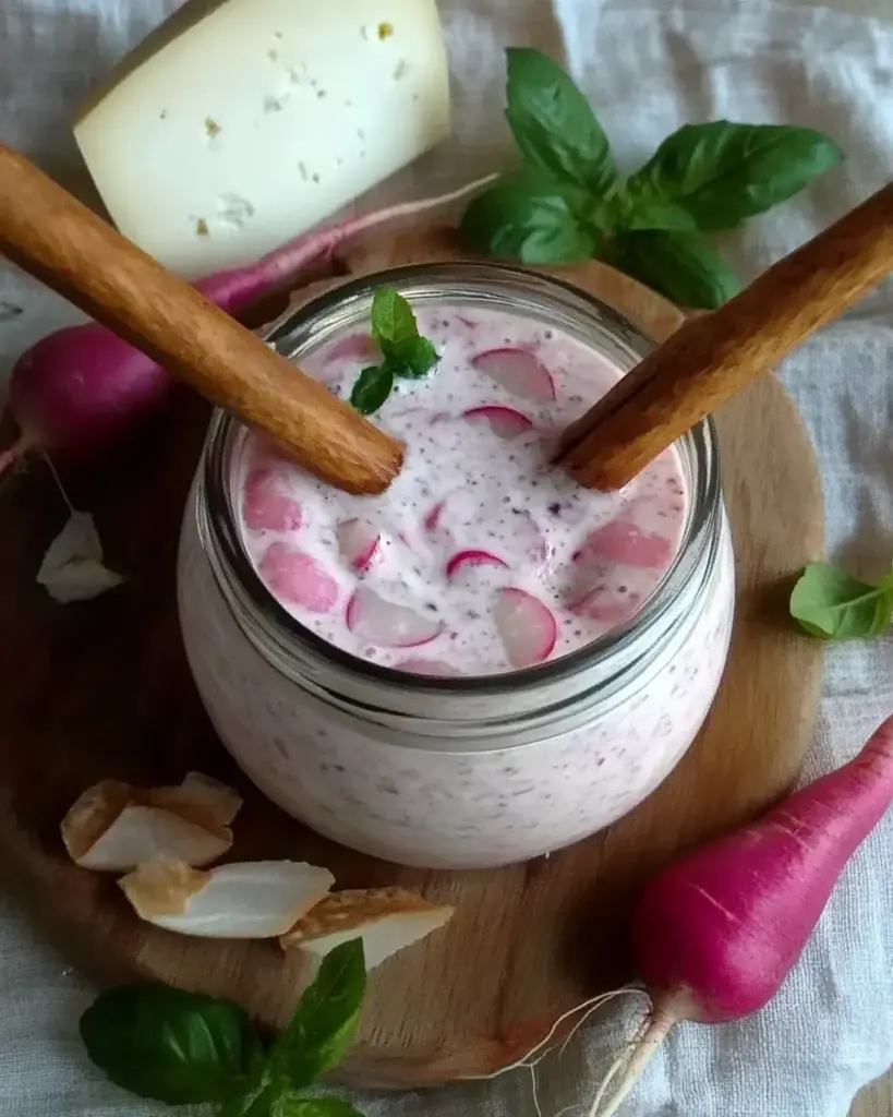 Rillettes de Radis Roses et Fromage de Chevre 2