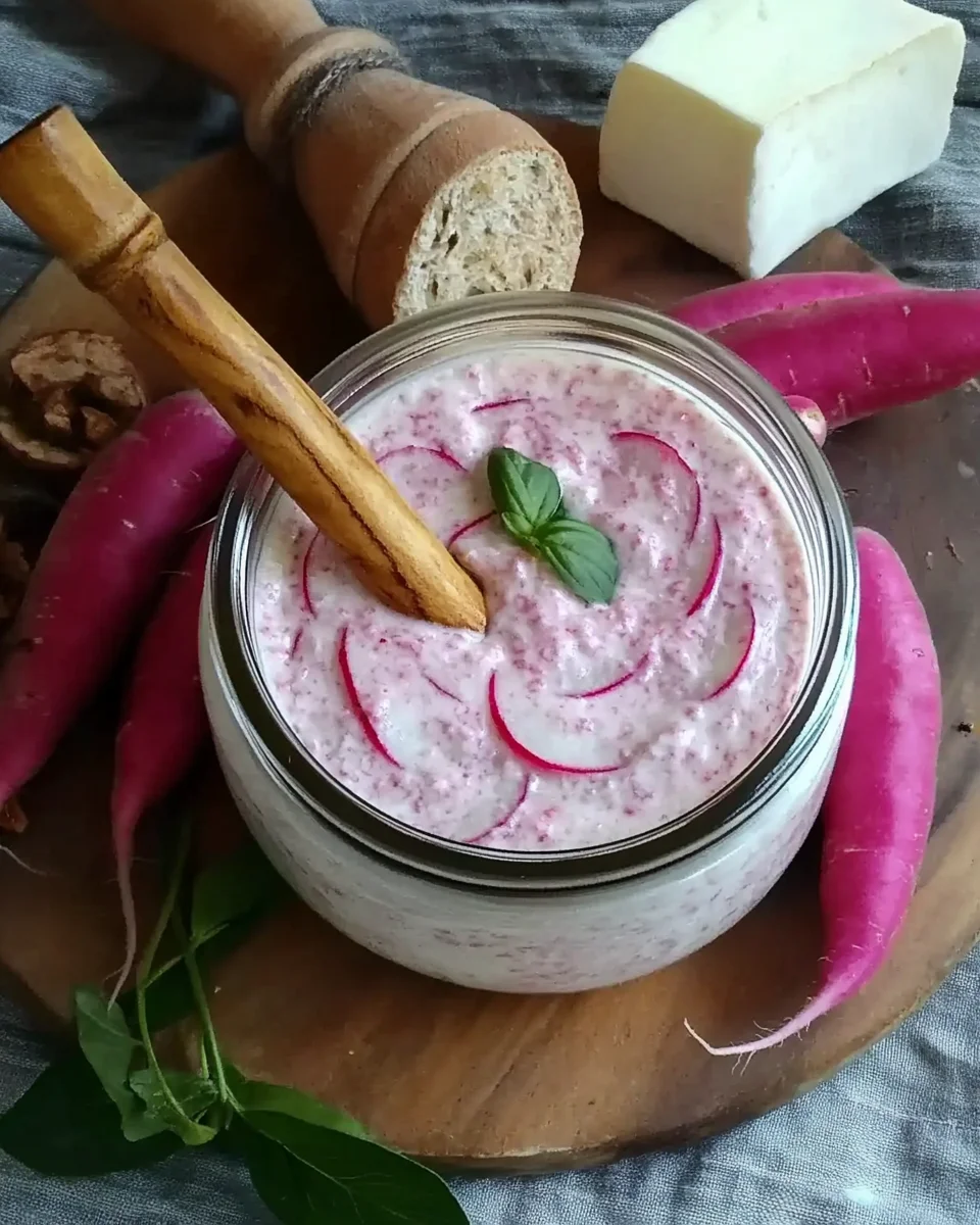Rillettes de Radis Roses et Fromage de Chèvre : découvrez la recette délicieuse !