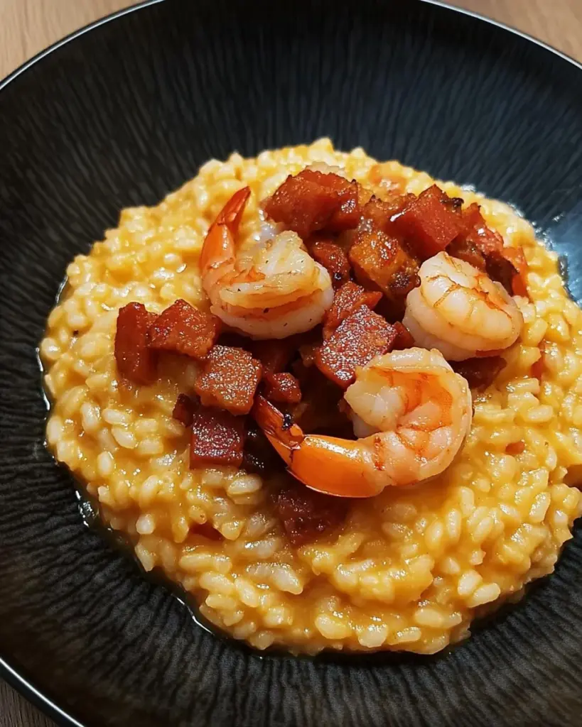 Risotto aux crevettes et chorizo 2