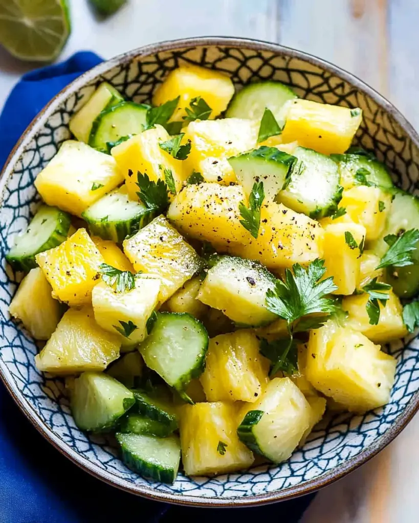 Salade dananas et de concombre 2 1