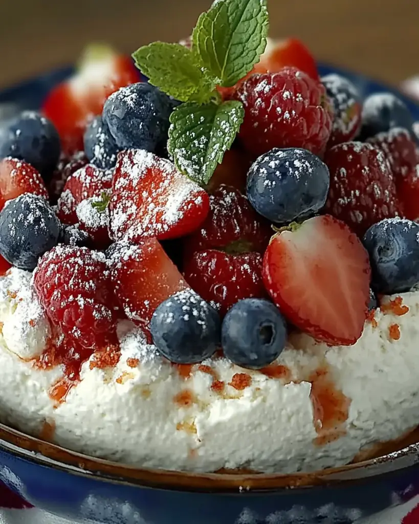 Salade de Cheesecake Patriotique 3