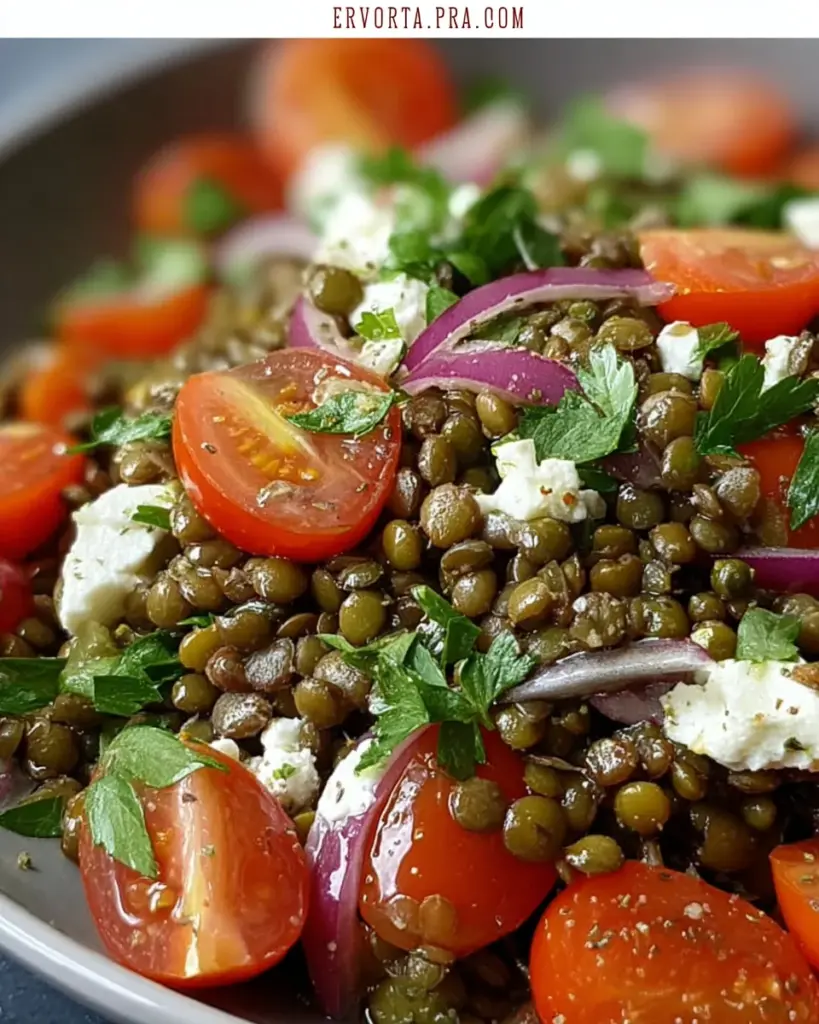 Salade de Lentilles Vertes 1