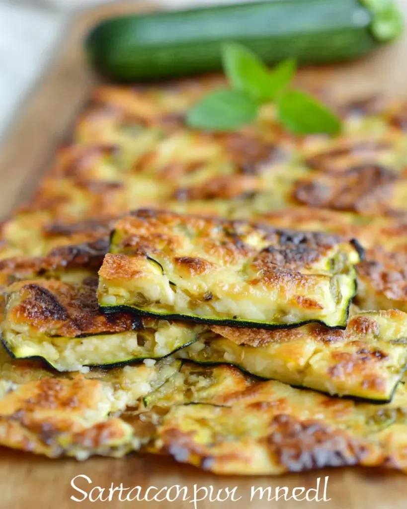 Scarpaccia de Courgette au Parmesan 1