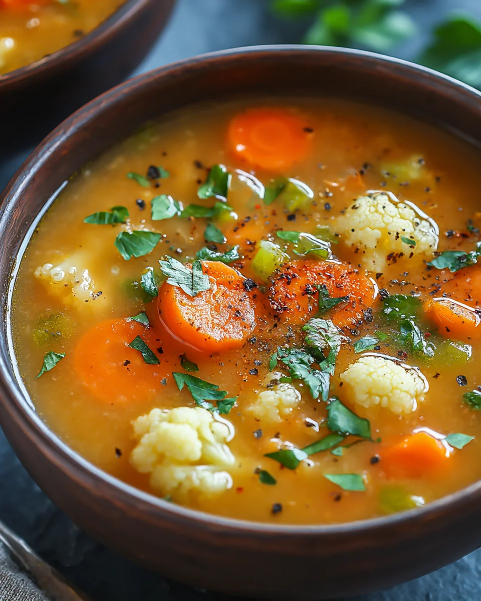 Soupe Dorée Détox Anti-Inflammatoire : Savourez la santé!