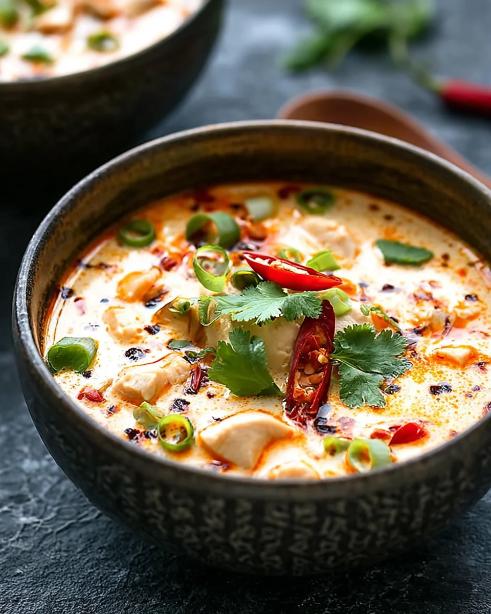 Soupe Thaï Coco Épicée : Découvrez cette recette savoureuse!