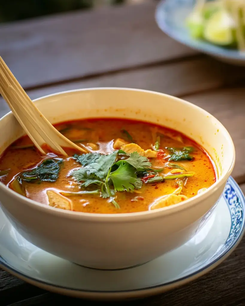 Soupe Thai au Poulet 1