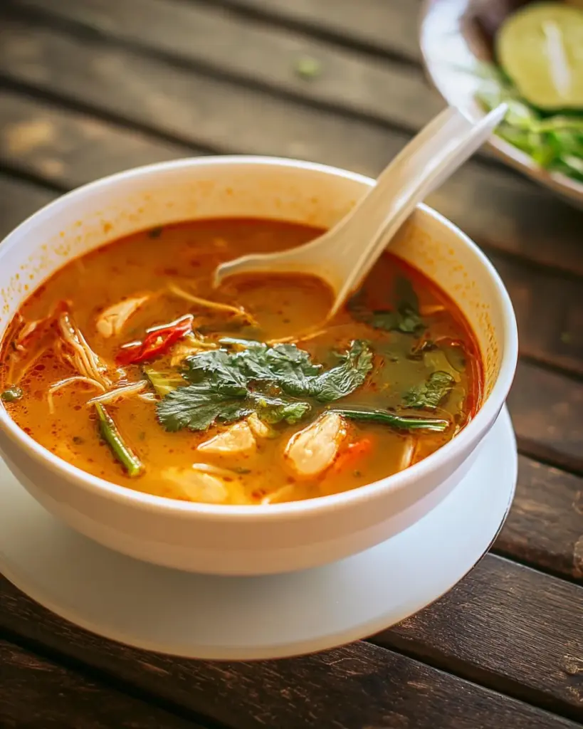 Soupe Thai au Poulet 3
