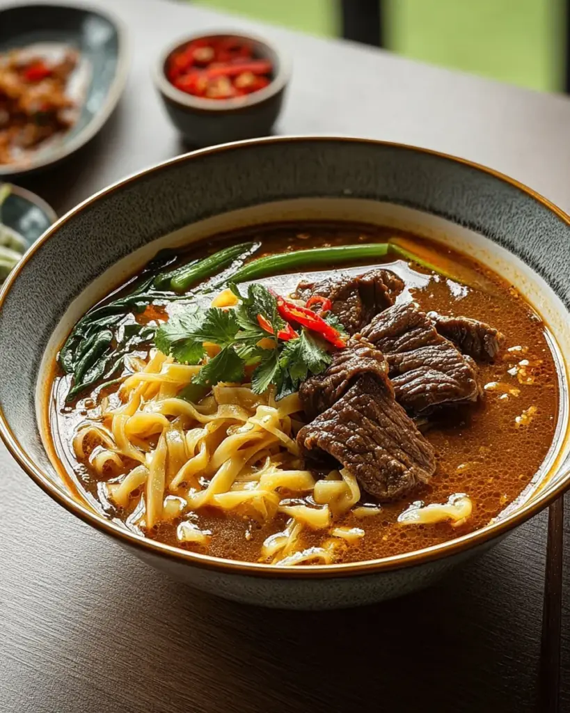 Soupe de Nouilles au Boeuf Satay 2