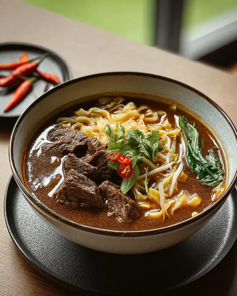 Soupe de Nouilles au Boeuf Satay 3