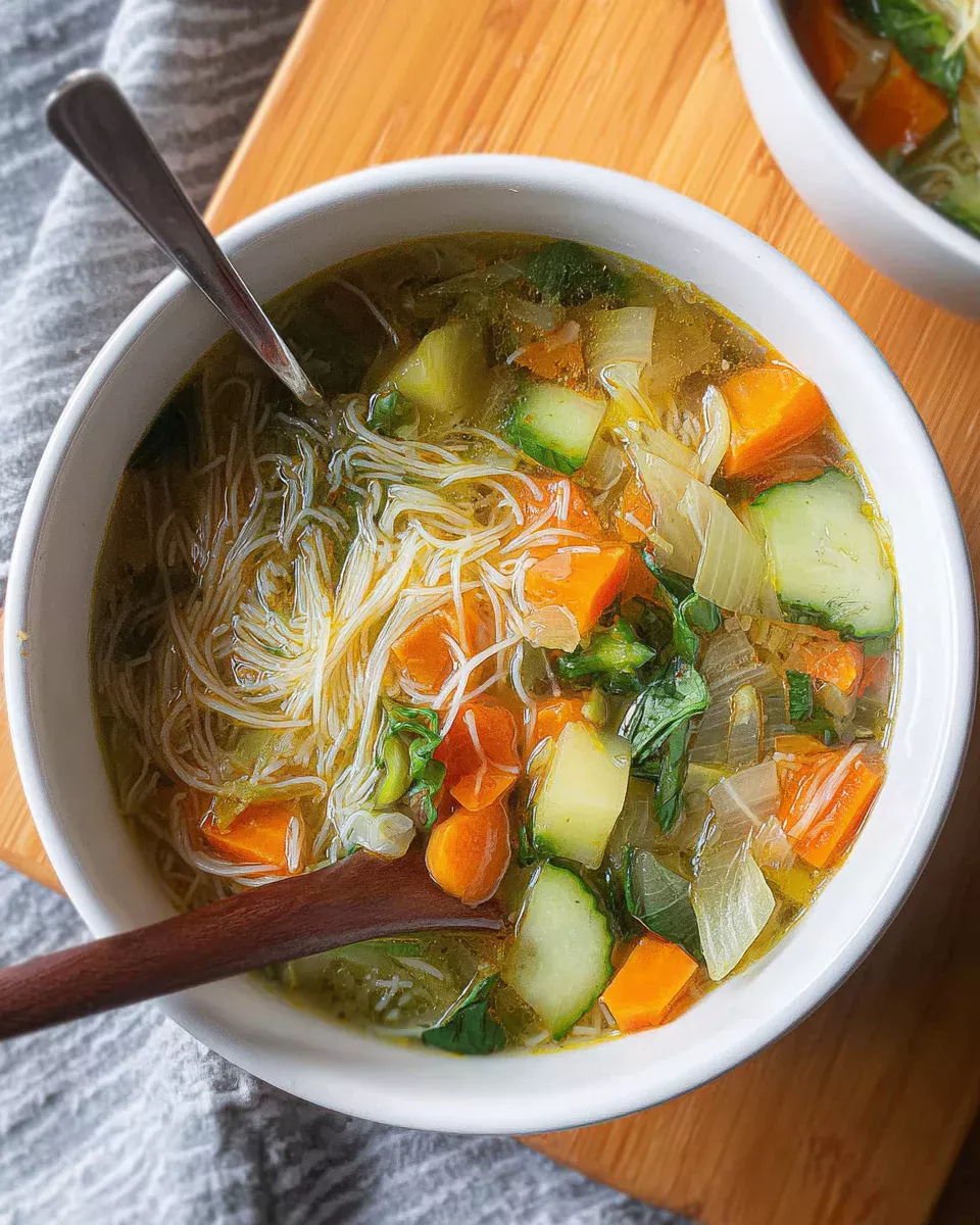 Soupe de Nouilles aux Légumes : facile et savoureuse !