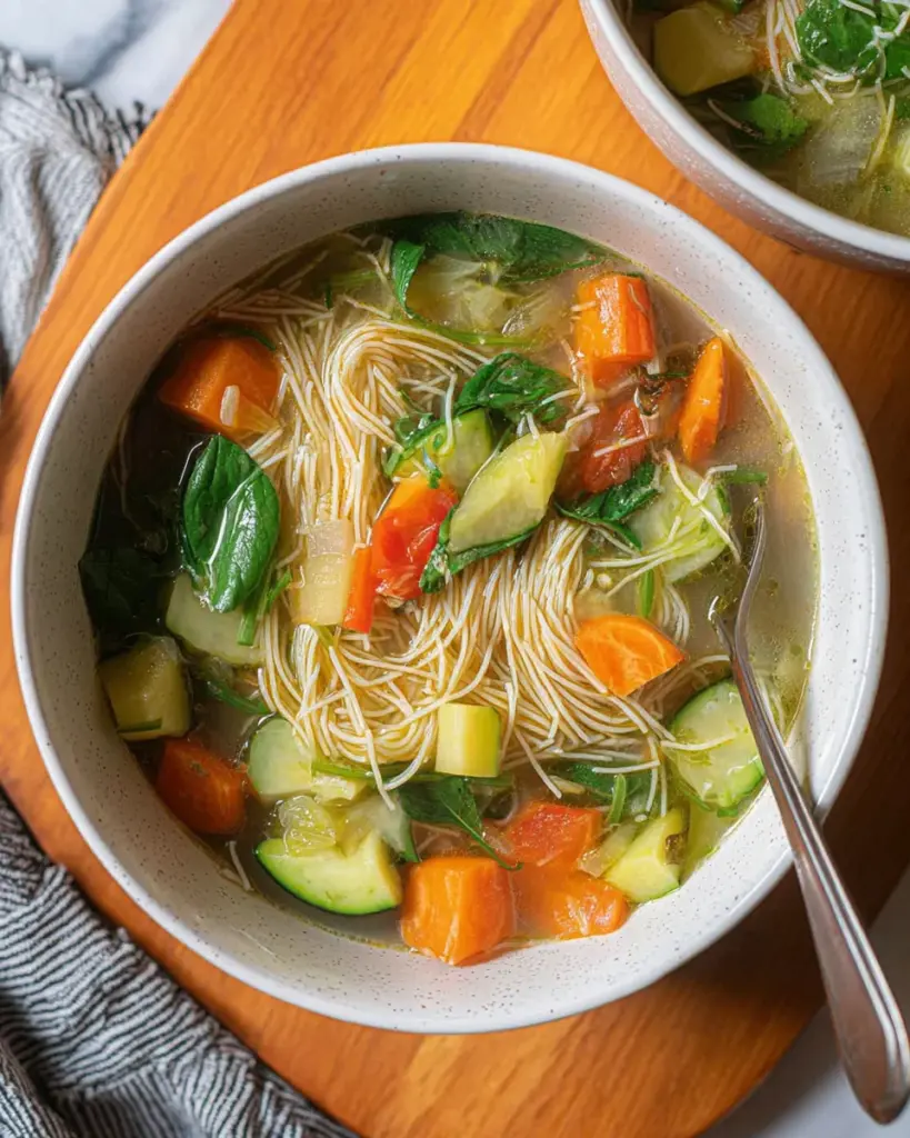 Soupe de Nouilles aux Legumes 2