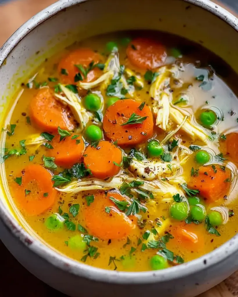 Soupe de Poulet au Curcuma 1