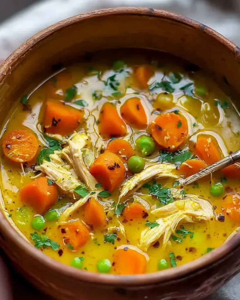 Soupe de Poulet au Curcuma 2