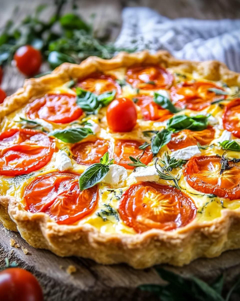 Tarte Fine aux Tomates, Chèvre et Roquette : un délice à découvrir !