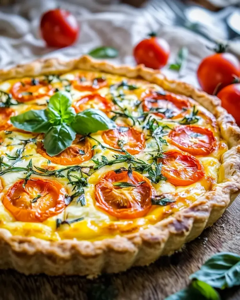 Tarte Fine aux Tomates Chevre et Roquette 3
