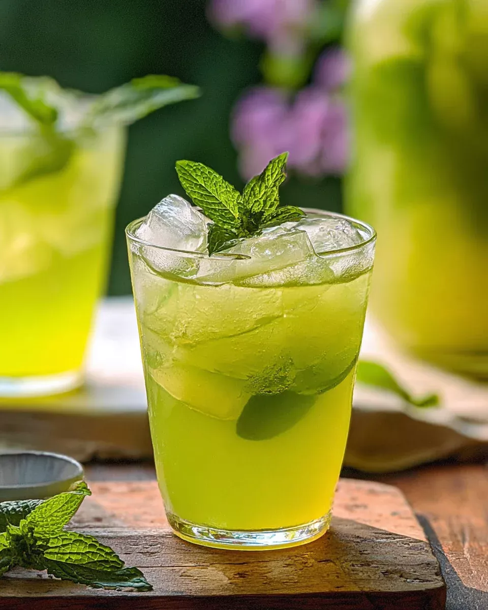 Thé glacé au melon miel et à la menthe : une boisson rafraîchissante à essayer !