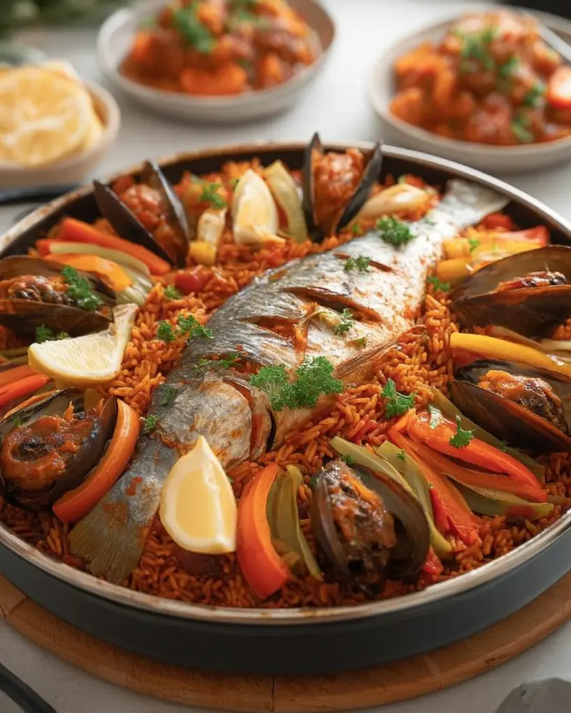 Thieboudienne Poisson et Riz Traditionnels Senegalais 1