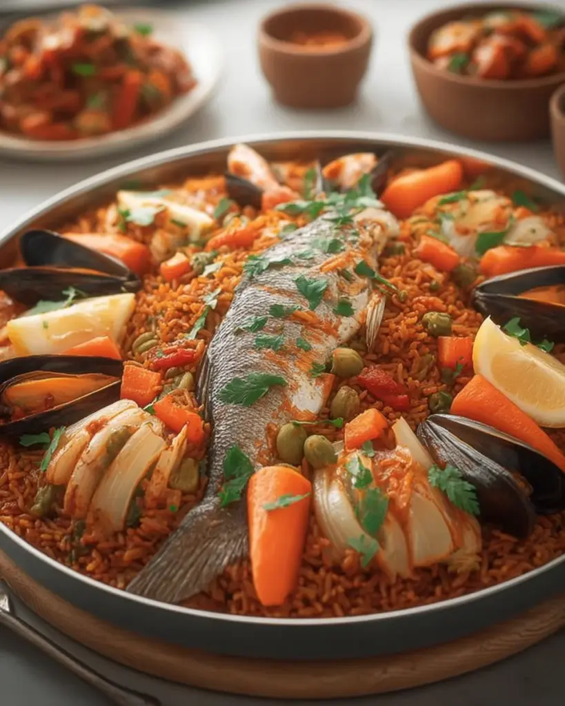 Thieboudienne Poisson et Riz Traditionnels Senegalais 2