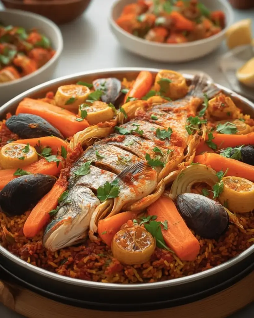 Thieboudienne Poisson et Riz Traditionnels Senegalais 3