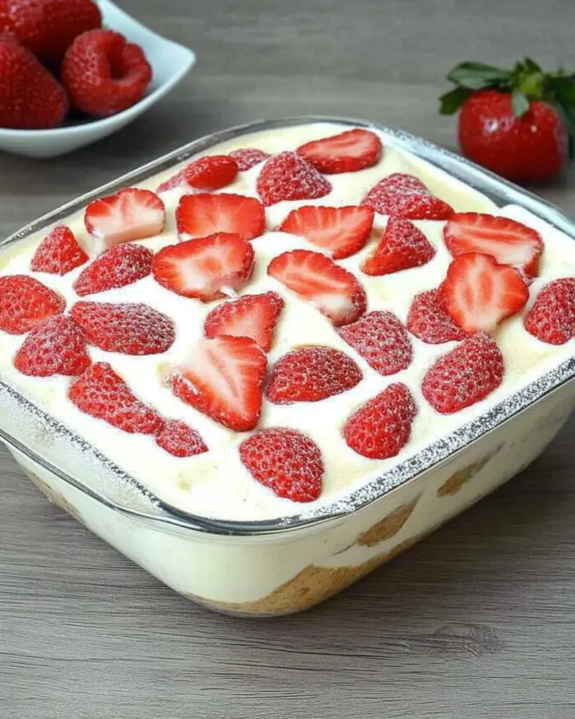 Tiramisu aux Fraises 1