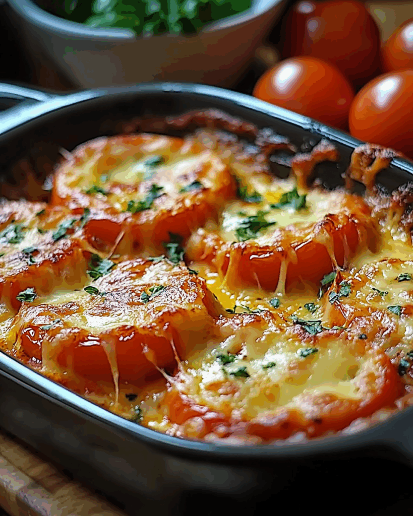Tomates Gratinees au Parmesan 1