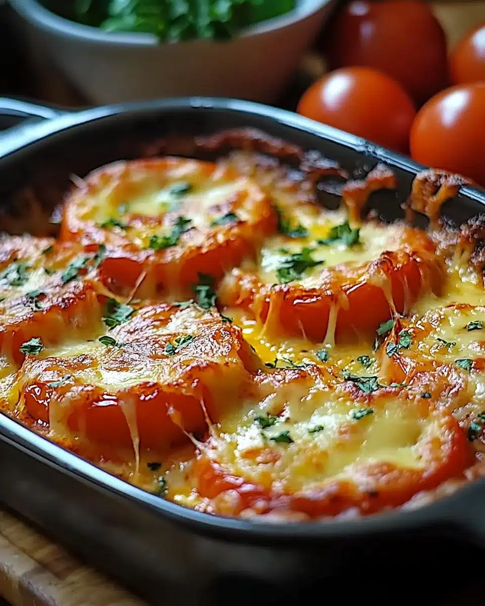 Tomates Gratinees au Parmesan : un délice savoureux à essayer !