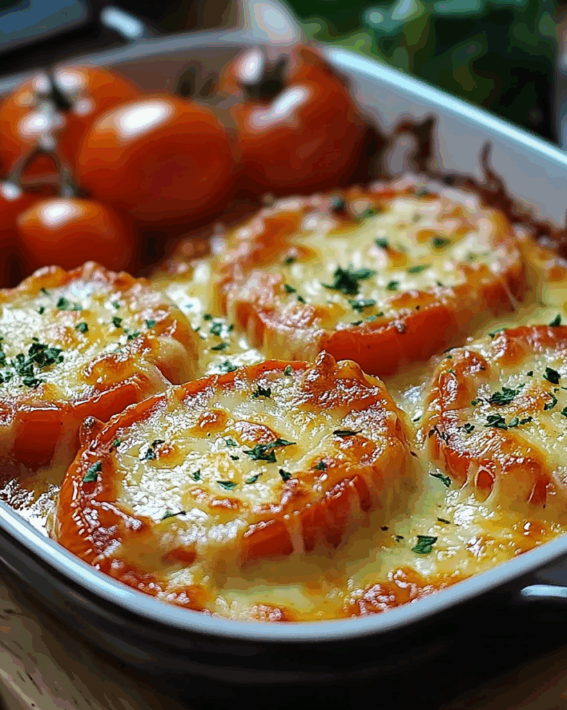 Tomates Gratinees au Parmesan 2