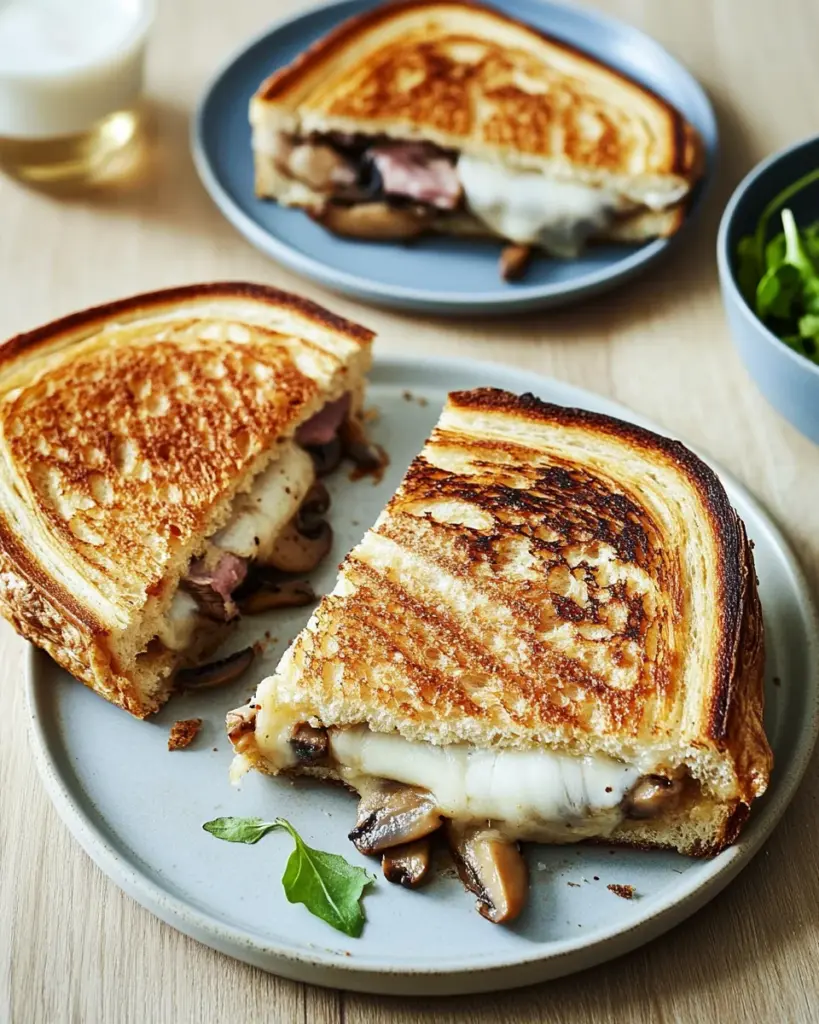 Croque Monsieur Savoureux aux Champignons 1