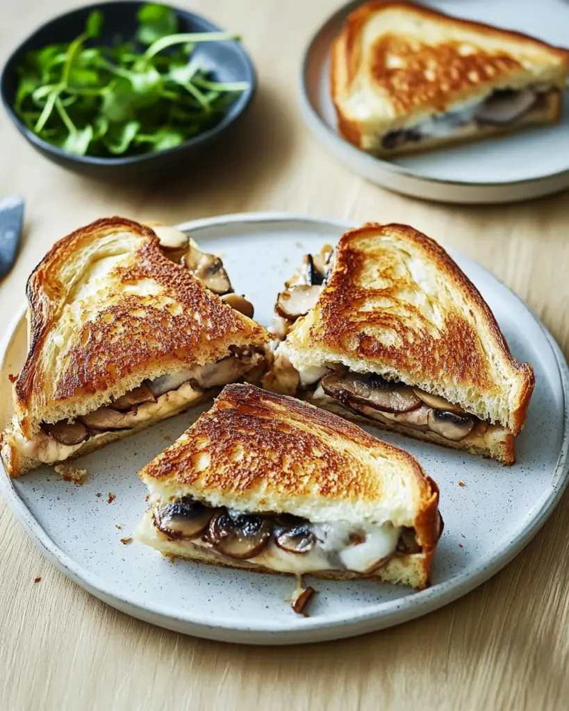 Croque Monsieur Savoureux aux Champignons 2