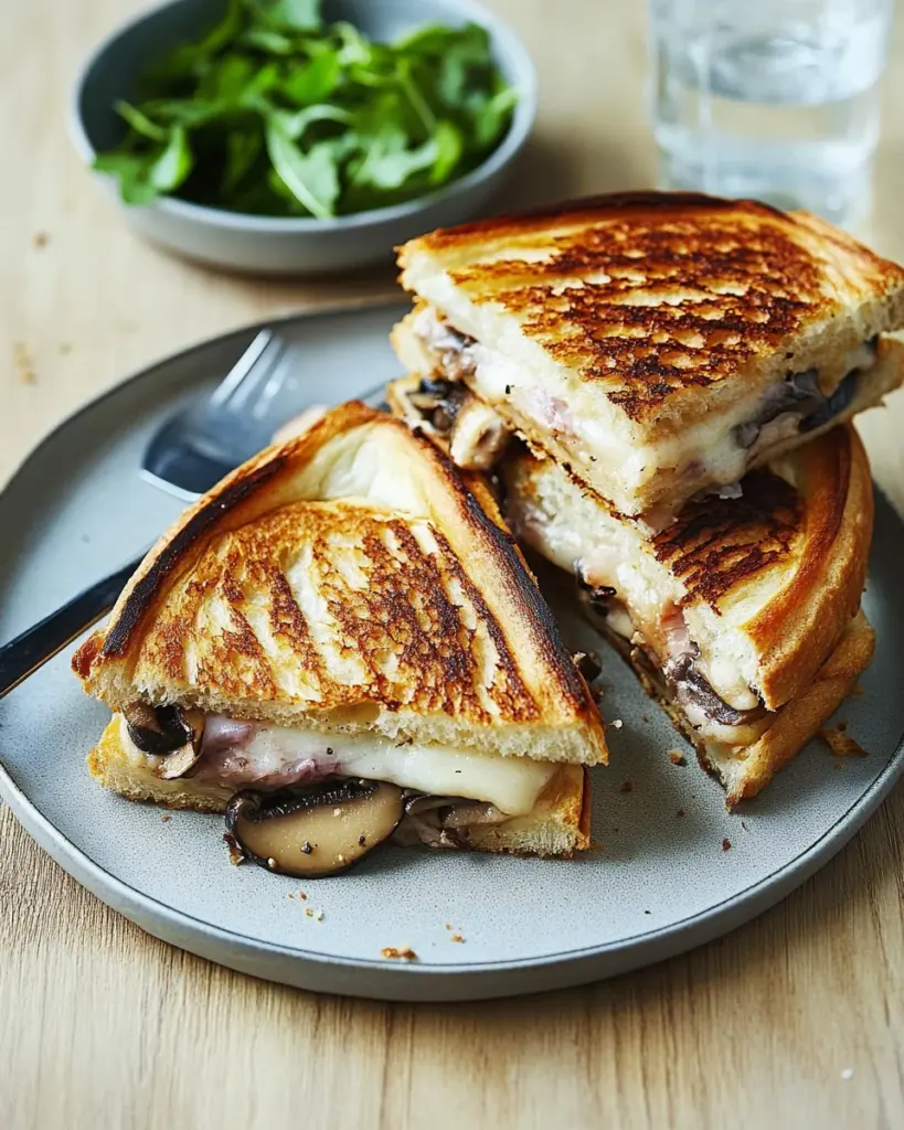 Croque Monsieur Savoureux aux Champignons 3