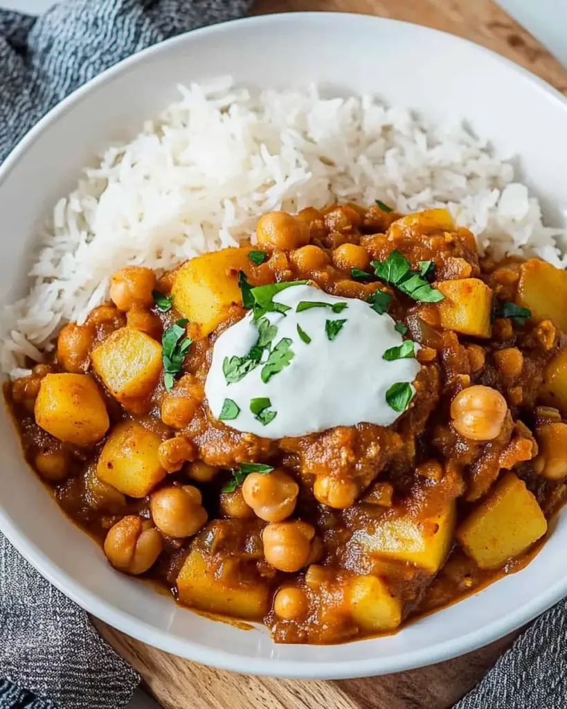 Curry de pois chiches et de pommes de terre 2