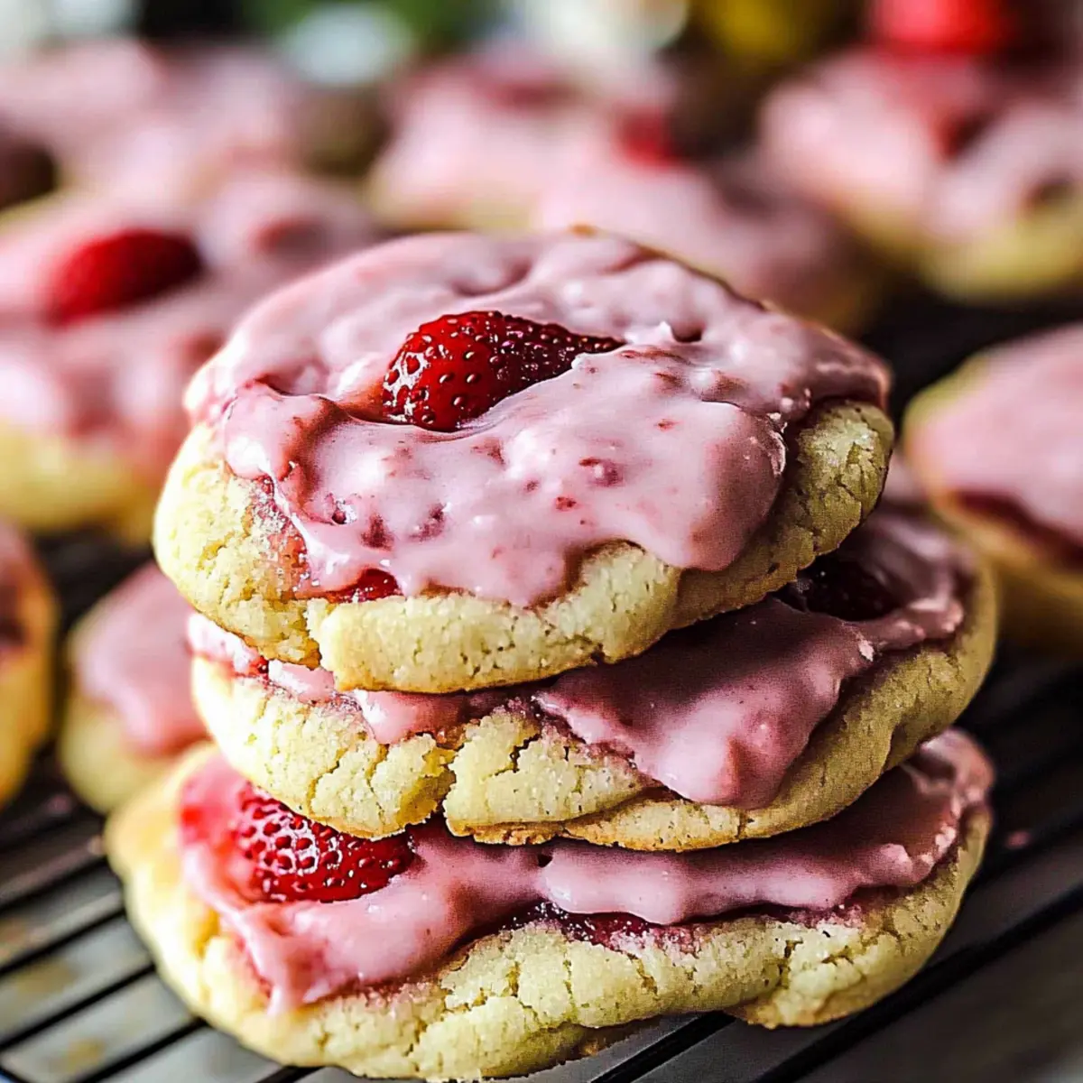 Double Strawberry Sugar Cookies pour un goût irrésistible