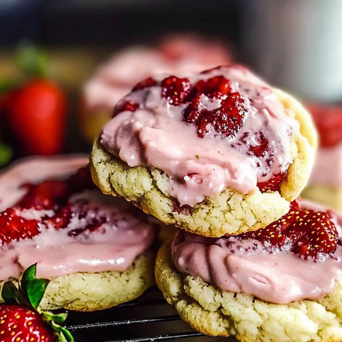 Double Strawberry Sugar Cookies pwvwoy