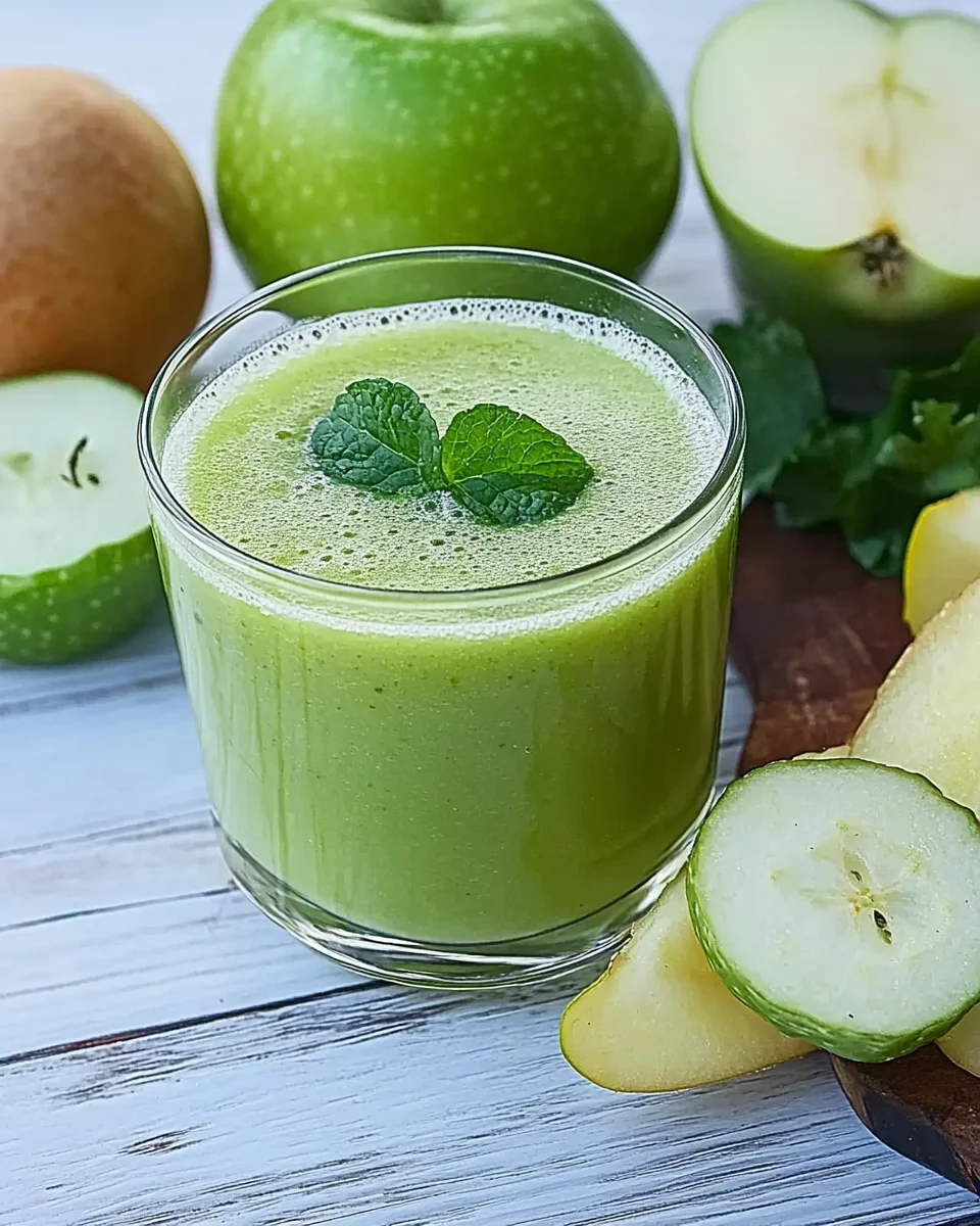 Jus Détox Concombre, Pomme et Gingembre : recette facile !