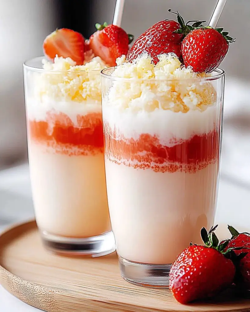 Latte Glace Fraise et Jasmin 2