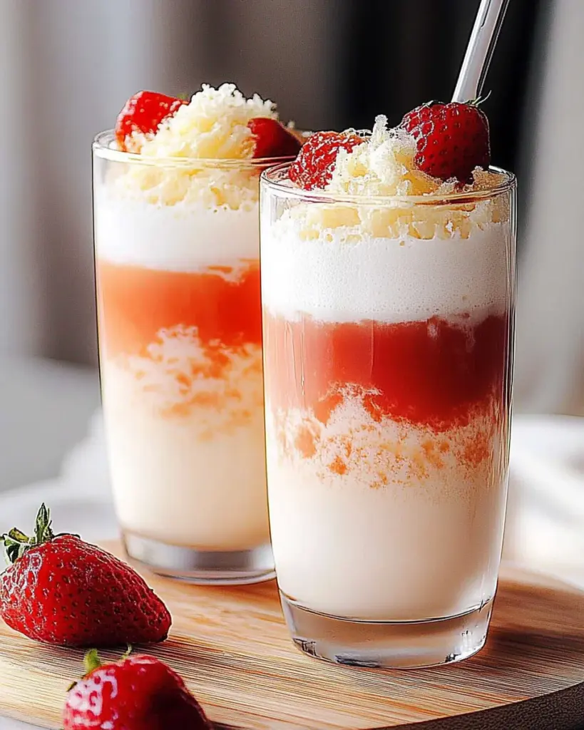 Latte Glace Fraise et Jasmin 3