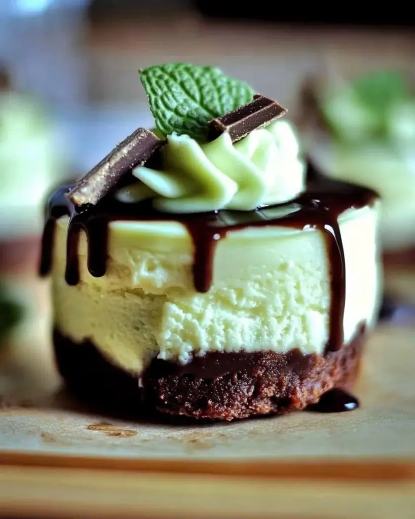 Mini Cheesecakes a la Menthe 1