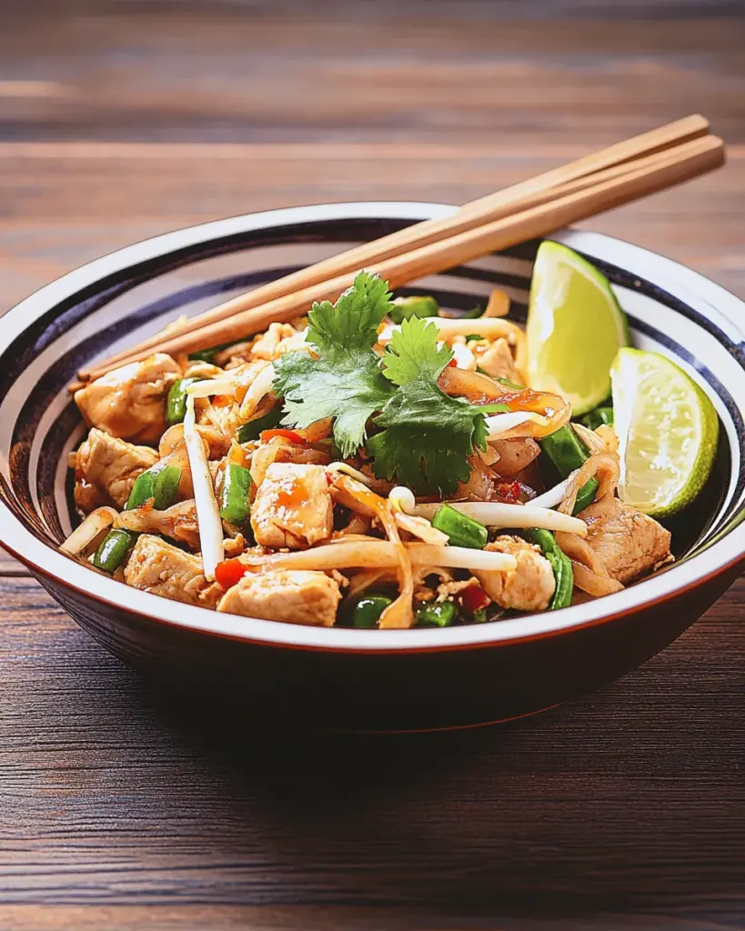 Pad Thai au Poulet et Cajou 1