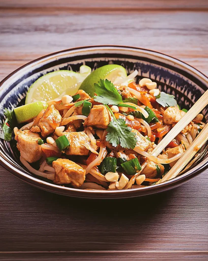 Pad Thai au Poulet et Cajou 3