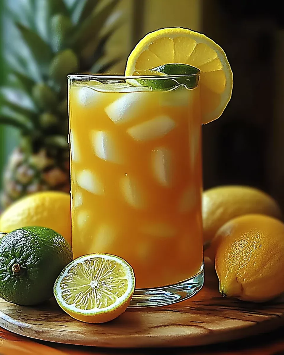 Punch Tropical à l’Ananas et à la Limonade : Savourez-le!