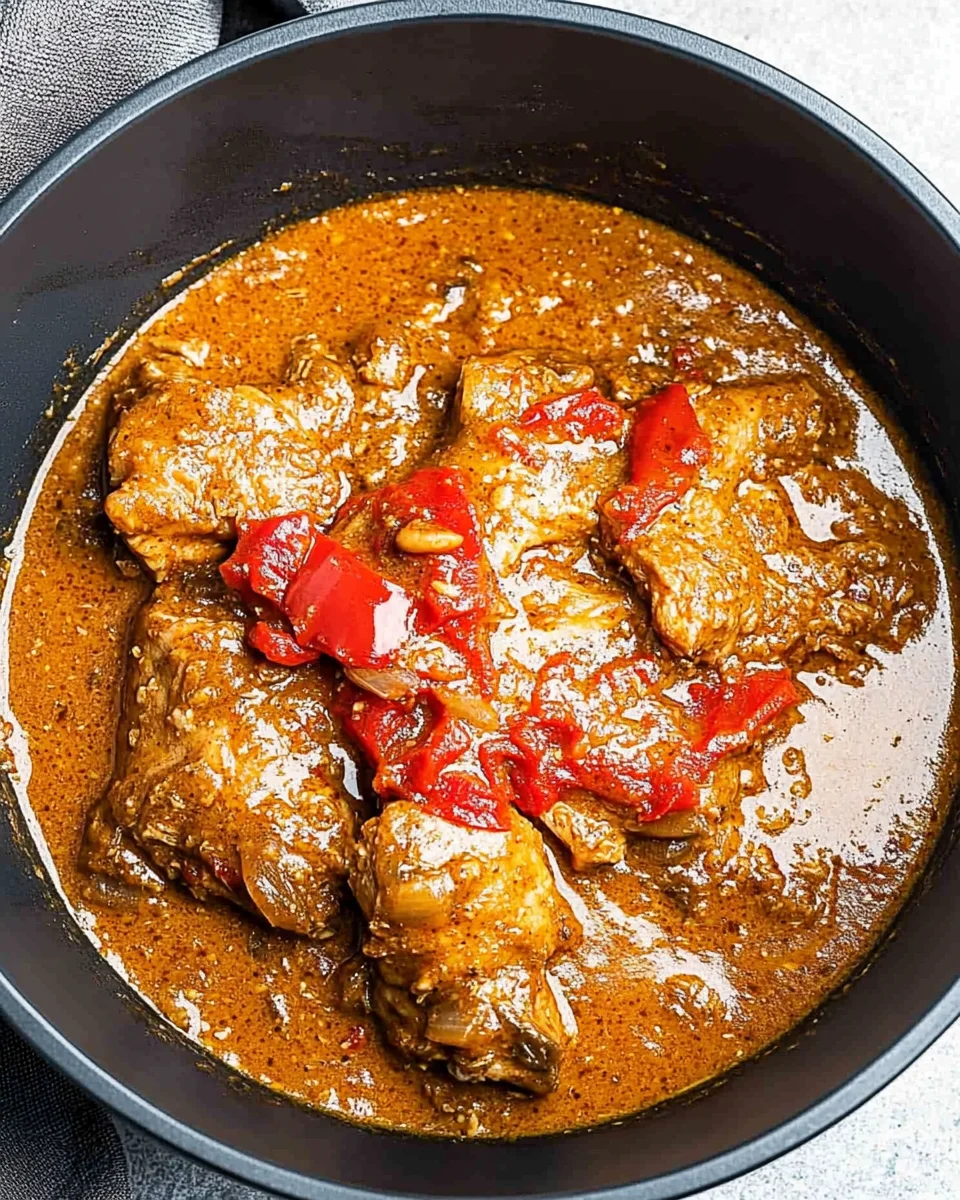 Ragoût de poulet africain aux cacahuètes : savourez ce délice!