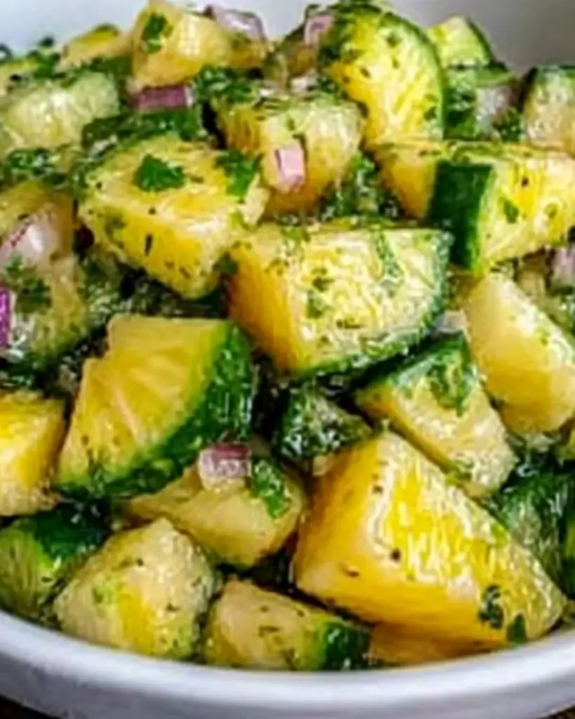 Salade dAnanas et de Concombre 2
