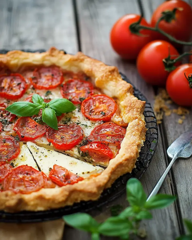 Tarte aux Tomates et Fromage de Chevre 1