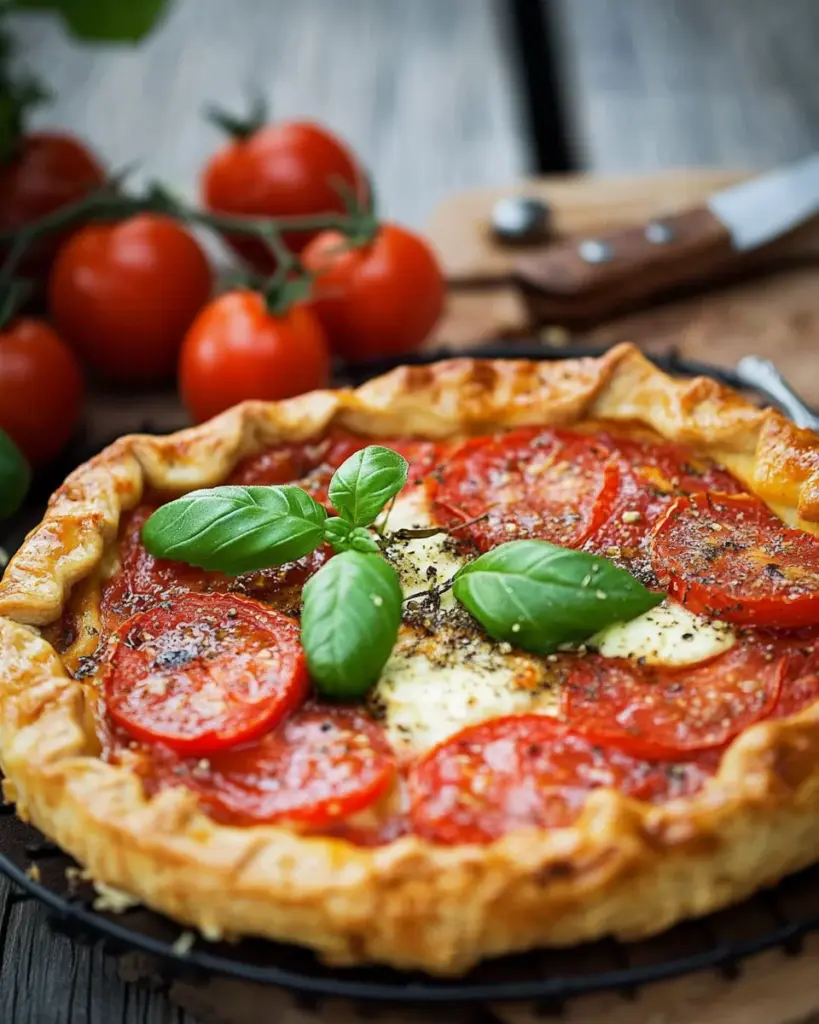 Tarte aux Tomates et Fromage de Chevre 2