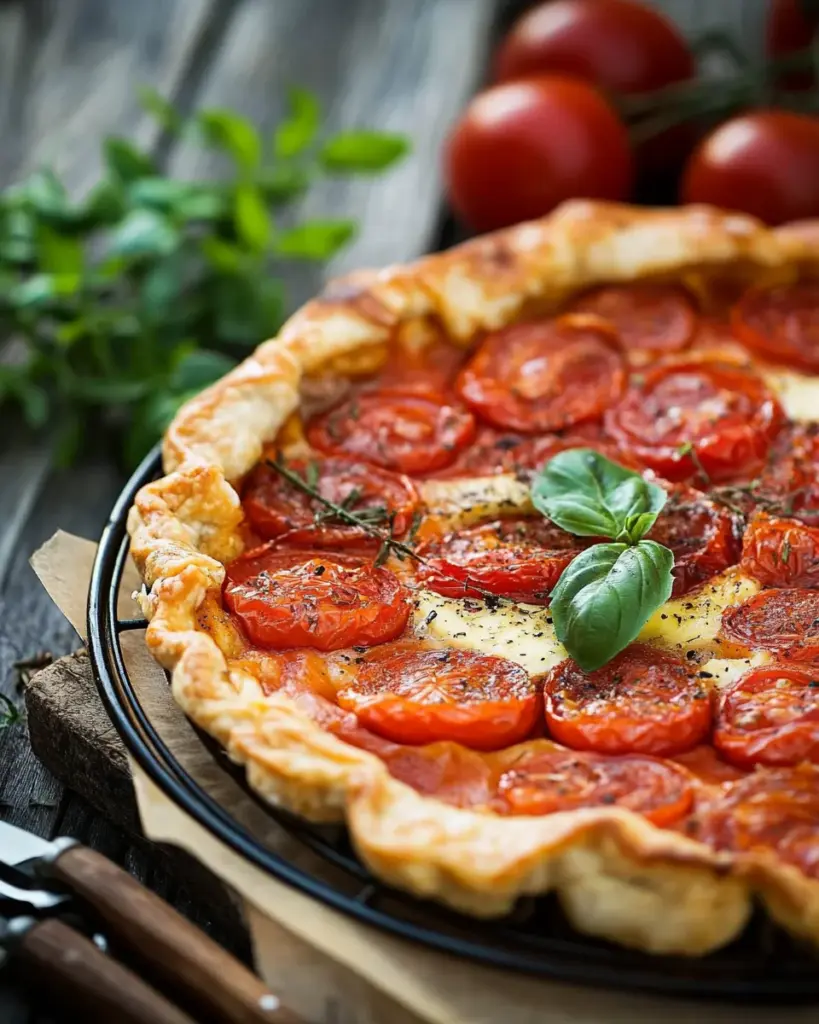 Tarte aux Tomates et Fromage de Chevre 3